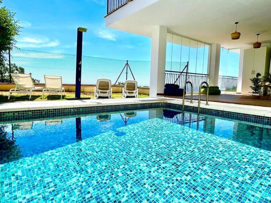 Mirador Panoramic Sea Views - Private Villa ميخاس المظهر الخارجي الصورة